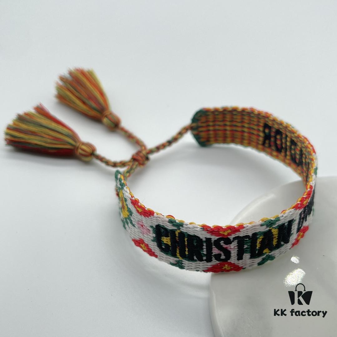 Dior Bracelet Highest Version 🌟 Clear and Full Bottom Print Logo, Rounded and Visible ‼️ ZP Used for Prototype Already Worn and Dirty, One Very Notable  ️ Detail Is the Intentionally Irregular, Handwritten-Like Font Style, Not Perfectly Aligned. Authentic Prototype Guaranteed 🌟 Vintage Aesthetic with Distressed Design, Upgraded Materials and Complex Craftsmanship, Worn by Numerous Celebrities – Grab Yours Now! New Colors Continuously Updated...