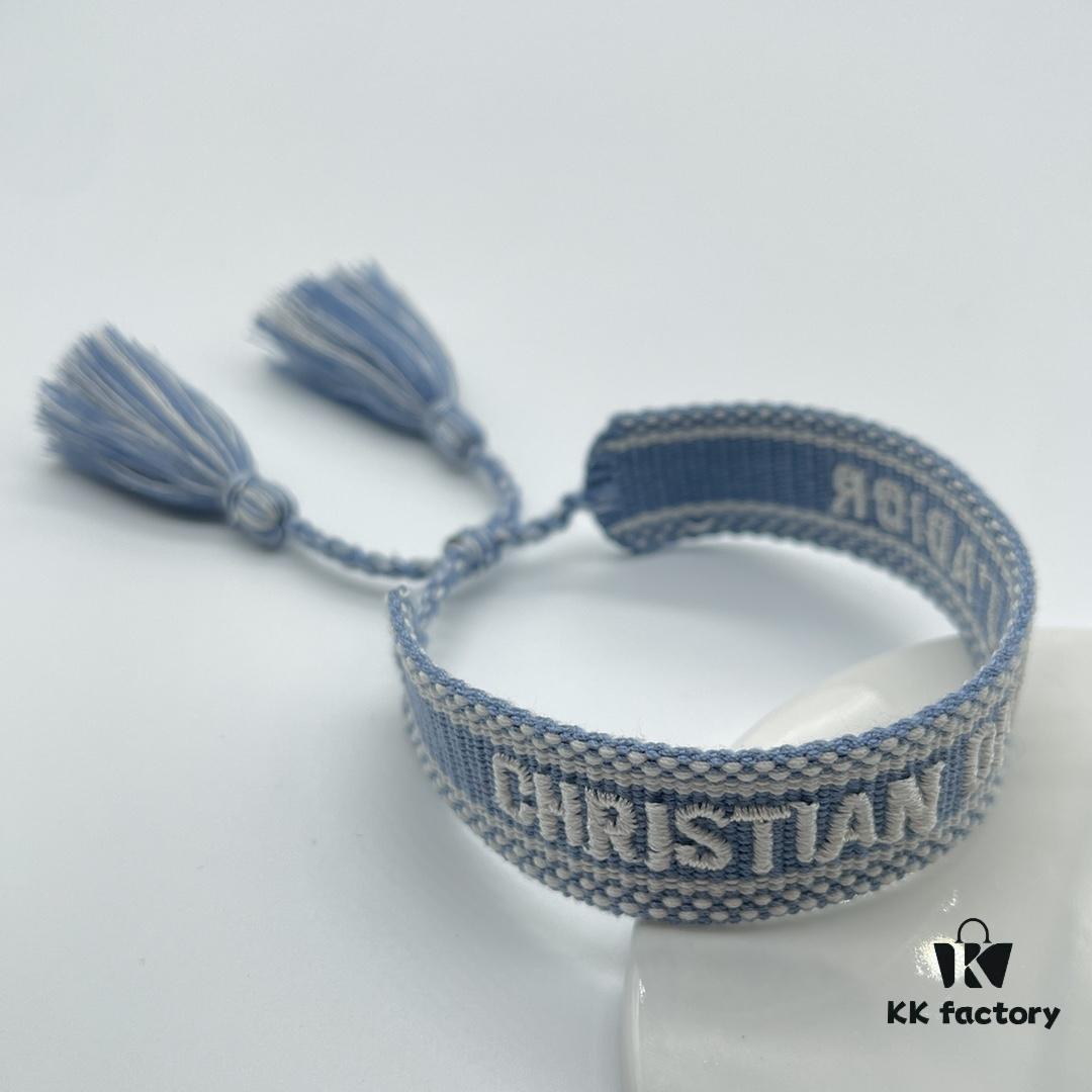 Dior Bracelet Highest Version 🌟 Bottom Print Logo Clear, Full and Rounded ‼️ ZP Used for Sample Making, Already Quite Dirty and Old, One Very Noteworthy  ️ Detail Is the Intentionally Irregular, Hand-Drawn Style Lettering, Not Perfectly Aligned. Authentic Sample Approved 🌟 Vintage Aesthetic with Upgraded Materials and Complex Craftsmanship, Worn by Numerous Celebrities – Grab Yours Now! New Colors Continuously Updated...