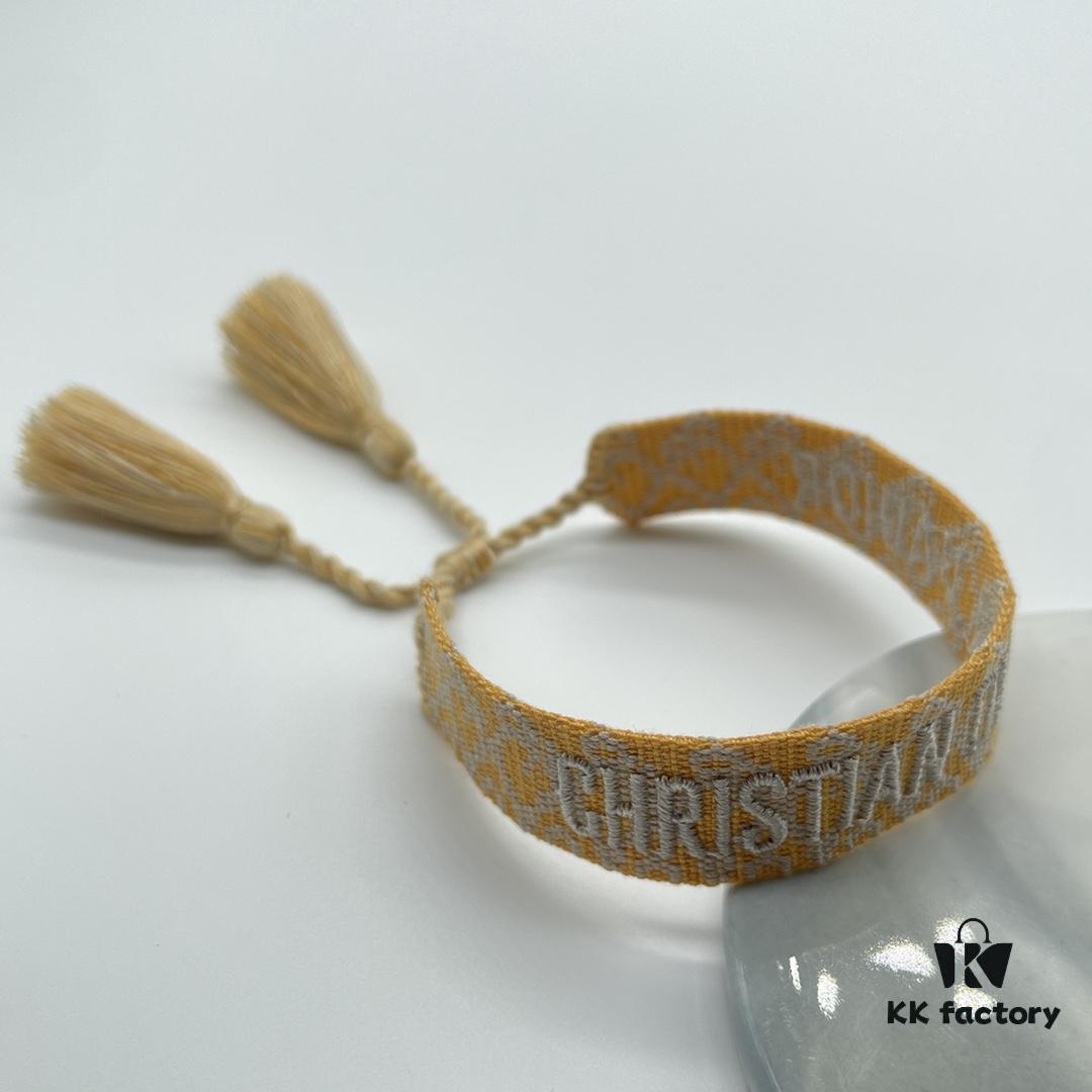 Dior Bracelet Highest Version 🌟 Bottom Print Logo Clear, Full and Rounded ‼️ ZP Used for Prototype Already Shows Wear and Tear, One Very Notable  ️ Detail: Lettering Font is Intentionally Irregular, Not Perfectly Aligned. Authentic Design Feature 🌟 Vintage Aesthetic with Distressed Styling, Upgraded Materials and Complex Craftsmanship, Worn by Numerous Celebrities – Get Yours Now! New Colors Continuously Updated...