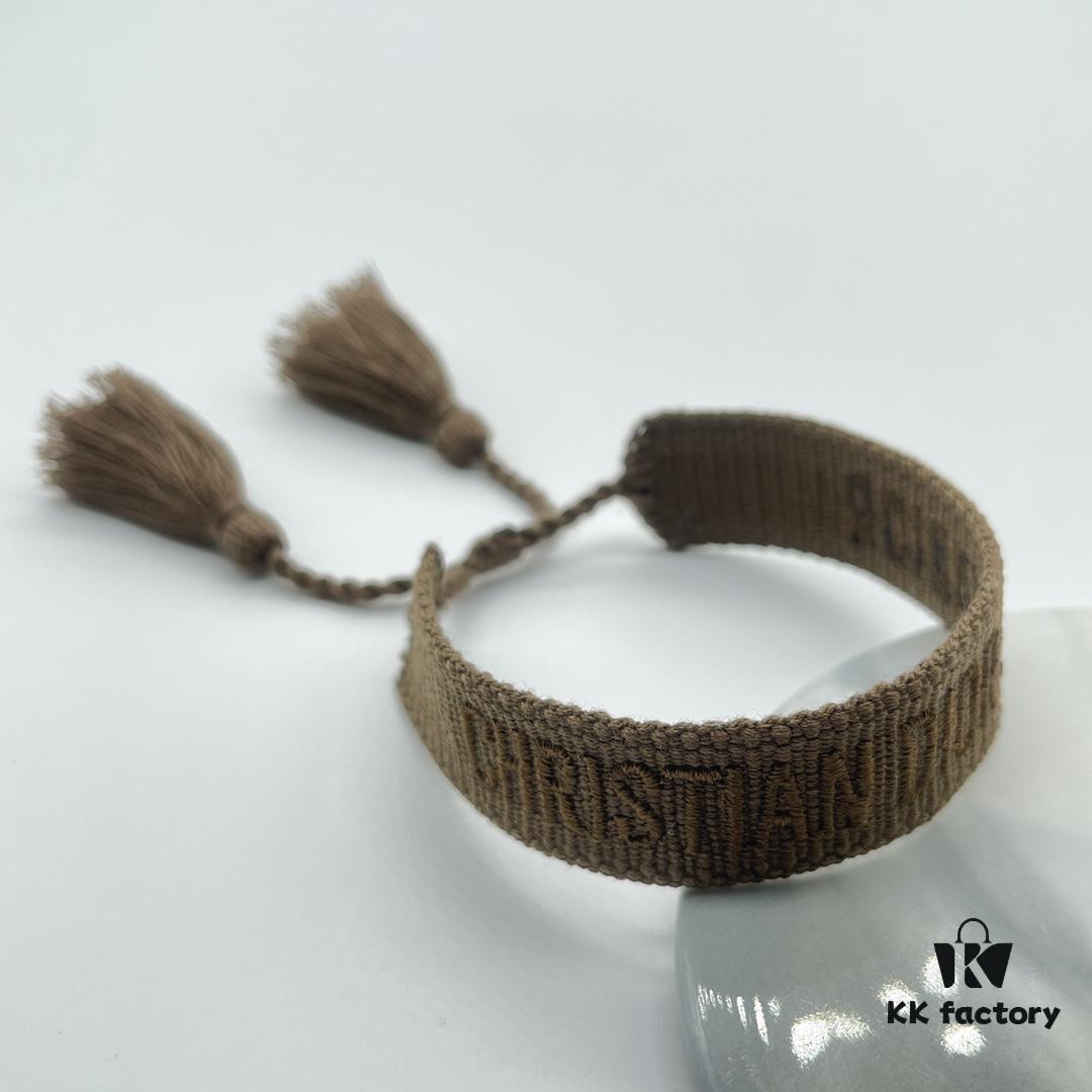 Dior Bracelet Highest Version 🌟 Bottom Print Logo Clear, Full and Rounded ‼️ ZP Used for Prototype Already Shows Wear and Tear, One Very Notable  ️ Detail: Lettering Font is Intentionally Irregular, Not Perfectly Aligned. Authentic Design Feature 🌟 Vintage Aesthetic with Distressed Styling, Upgraded Materials and Complex Craftsmanship, Worn by Numerous Celebrities – Get Yours Now! New Colors Continuously Updated...