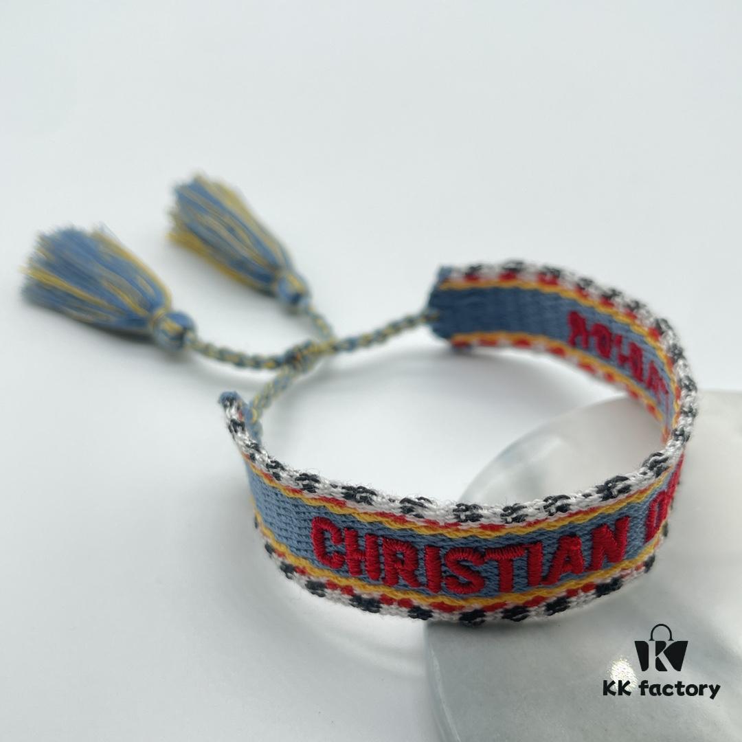 Dior Bracelet Top Version 🌟 Bottom Print Logo Clear, Full and Rounded ‼️ ZP Used for Prototype Already Looks Old and Dirty, One Very Noteworthy  ️ Detail Is That the Lettering Font Is Slightly Irregular, Not Perfectly Aligned. Authentic Prototype Style 🌟 Vintage Aesthetic with Distressed Design, Upgraded Materials and Complex Craftsmanship, Worn by Numerous Celebrities – Grab Yours Now! New Colors Continuously Updated...