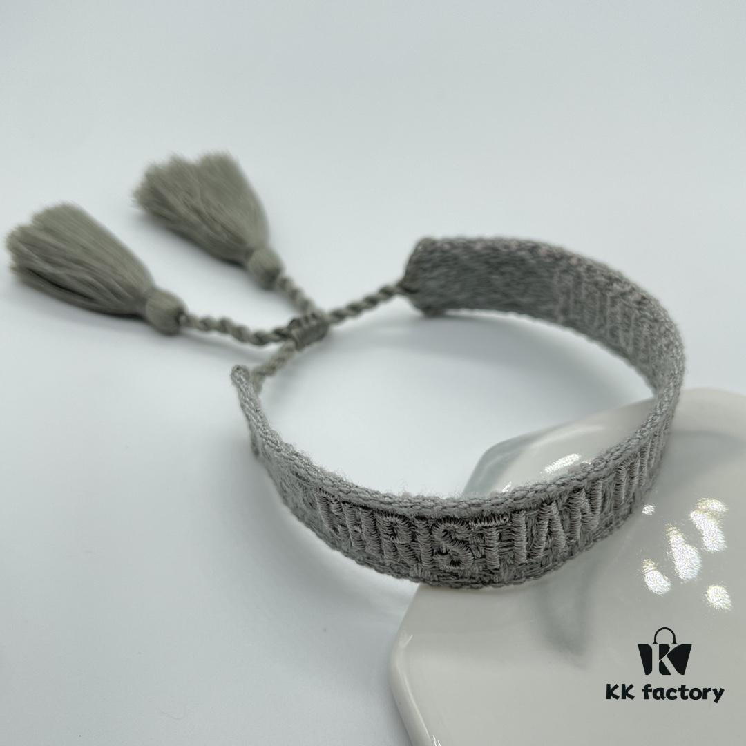 Dior Bracelet Highest Version 🌟 Clear and Full Bottom Print Logo, Rounded and Visible ‼️ ZP Used for Prototype Already Old and Worn  ️ Notable Detail: Lettering Font is Intentionally Irregular, Not Neat. Authentic Prototype Guaranteed 🌟 Vintage Aesthetic with Upgraded Materials and Complex Craftsmanship, Same Style as Worn by Numerous Celebrities, Get Yours Now! New Colors Continuously Updated...