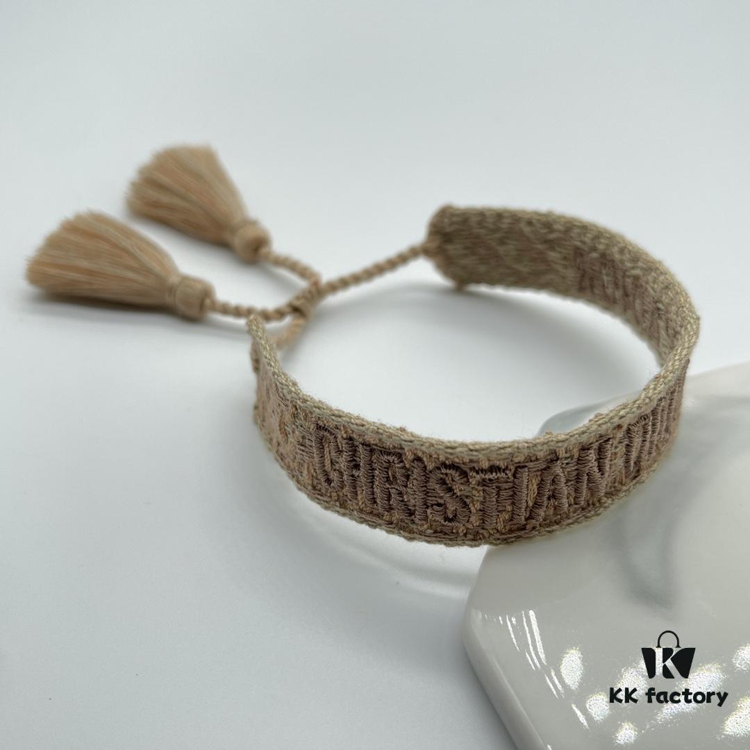 Dior Bracelet Highest Version 🌟 Clear and Full Bottom Print Logo, Rounded and Visible ‼️ ZP Used for Prototype Already Old and Worn  ️ Notable Detail: Lettering Font is Intentionally Irregular, Not Neat. Authentic Prototype Guaranteed 🌟 Vintage Aesthetic with Upgraded Materials and Complex Craftsmanship, Same Style as Worn by Numerous Celebrities, Get Yours Now! New Colors Continuously Updated...