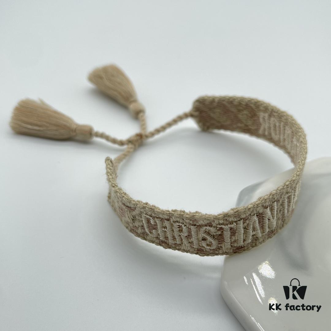 Dior Bracelet Highest Version 🌟 Clear and Full Bottom Print Logo, Rounded and Visible ‼️ ZP Used for Prototype Already Old and Worn  ️ Notable Detail: Lettering Font is Intentionally Irregular, Not Neat. Authentic Prototype Guaranteed 🌟 Vintage Aesthetic with Upgraded Materials and Complex Craftsmanship, Same Style as Worn by Numerous Celebrities, Get Yours Now! New Colors Continuously Updated...