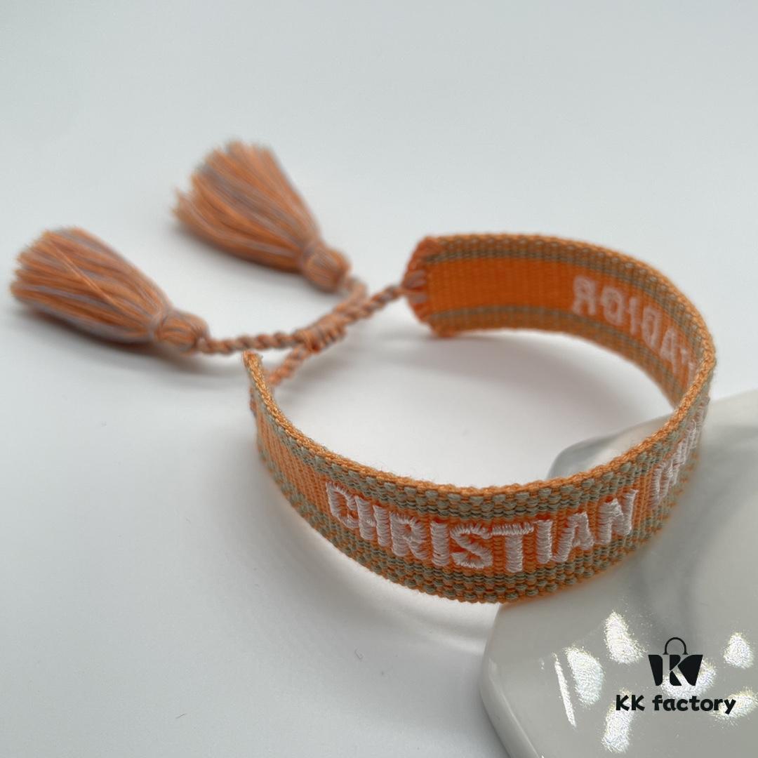 Dior Bracelet Highest Version - Clear and Full Logo Print at Bottom