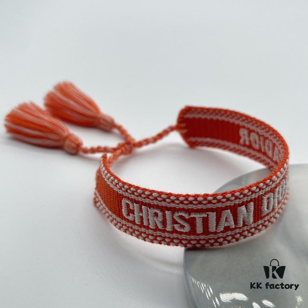 Dior Bracelet Highest Version 🌟 Bottom Print Logo Clear, Full and Rounded ‼️ ZP Used for Pattern Making, Already Quite Dirty and Old, One Very Noteworthy  ️ Detail is the Slightly Crooked Font Letters, Not Perfectly Aligned. Authentic Pattern Reference 🌟 Vintage Aesthetic with Distressed Style, Upgraded Materials and Complex Craftsmanship, Worn by Numerous Celebrities – Grab Yours Now! New Colors Continuously Updated...