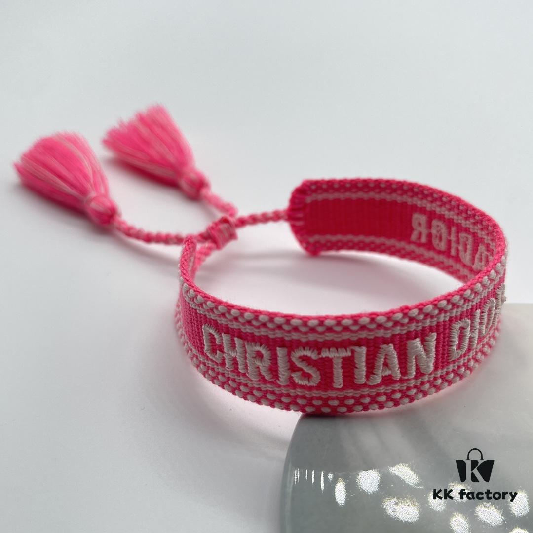 Dior Bracelet Highest Version 🌟 Bottom Print Logo Clear, Full and Rounded ‼️ ZP Used for Pattern Making, Already Quite Dirty and Old, One Very Noteworthy  ️ Detail is the Slightly Crooked Font Letters, Not Perfectly Aligned. Authentic Pattern Reference 🌟 Vintage Aesthetic with Distressed Style, Upgraded Materials and Complex Craftsmanship, Worn by Numerous Celebrities – Grab Yours Now! New Colors Continuously Updated...