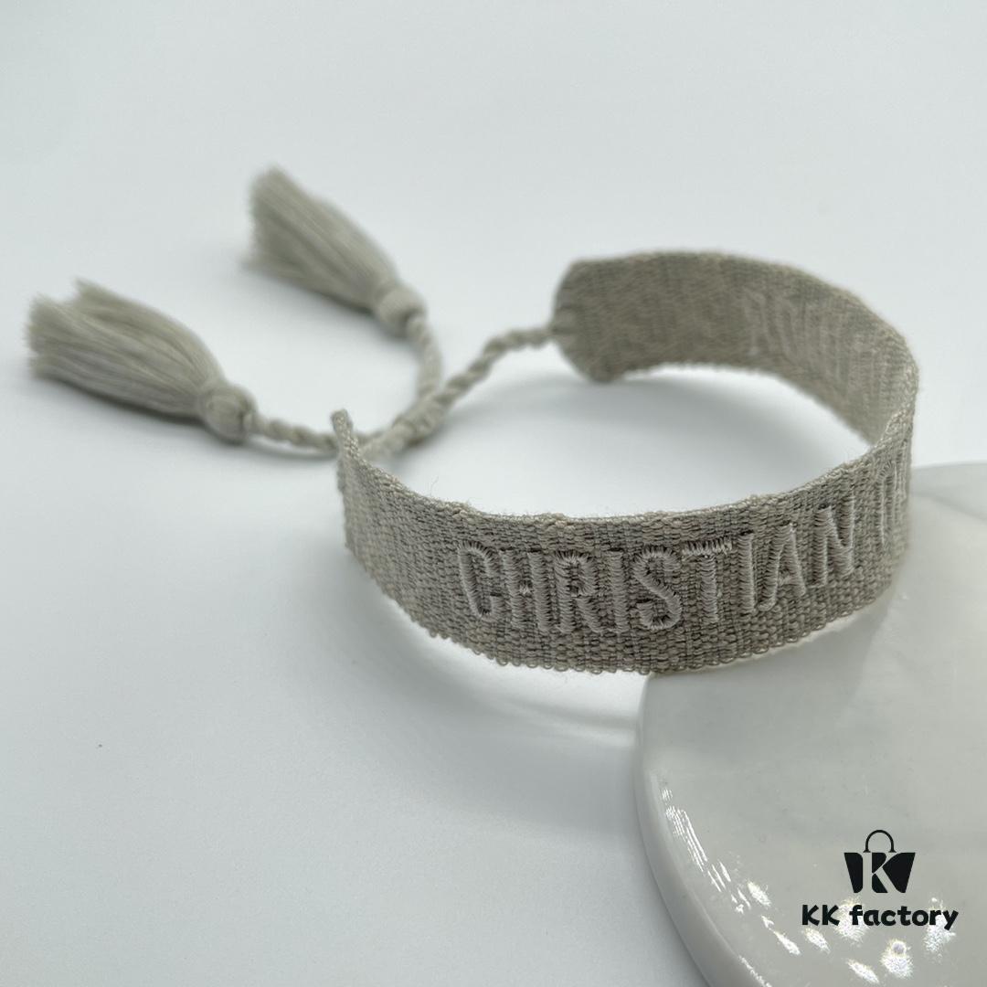 Dior Bracelet Highest Version - Clear Bottom Print Logo, Retro Aged Style with Upgraded Material and Complex Craftsmanship, Popular Among Celebrities