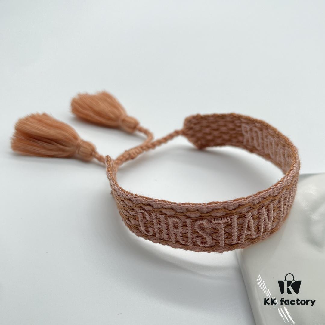 Dior Bracelet Highest Version 🌟 Clear and Full Bottom Print Logo, Rounded and Visible ‼️ ZP Used for Prototype Already Old and Worn  ️ Notable Detail: Lettering Font is Intentionally Irregular, Not Neat. Authentic Prototype Guaranteed 🌟 Vintage Aesthetic with Upgraded Materials and Complex Craftsmanship, Same Style as Worn by Numerous Celebrities, Get Yours Now! New Colors Continuously Updated...