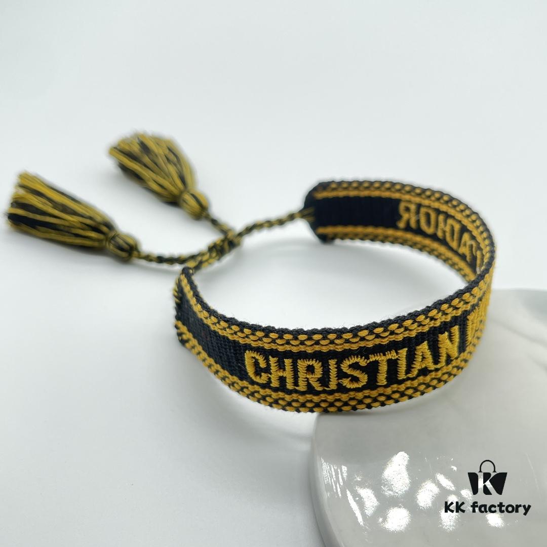 Dior Bracelet Highest Version 🌟 Bottom Print Logo Clear, Full and Rounded ‼️ ZP Used for Sample Making, Already Worn and Aged 🌟 Authentic Style Details: Slightly Irregular Font Design, Not Perfectly Aligned  ️ Embrace the Vintage Aesthetic with Upgraded Materials and Complex Craftsmanship, Famous Celebrity Match, Get Yours Now! New Colors Continuously Updated...
