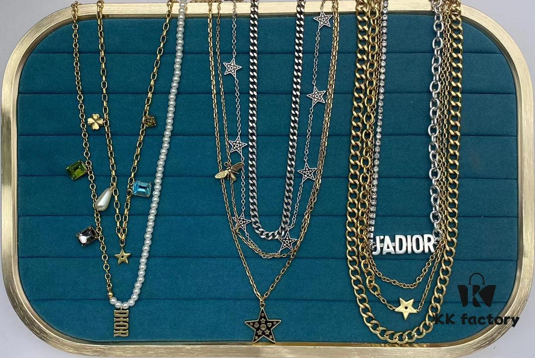 Dior Necklace Collection Compilation