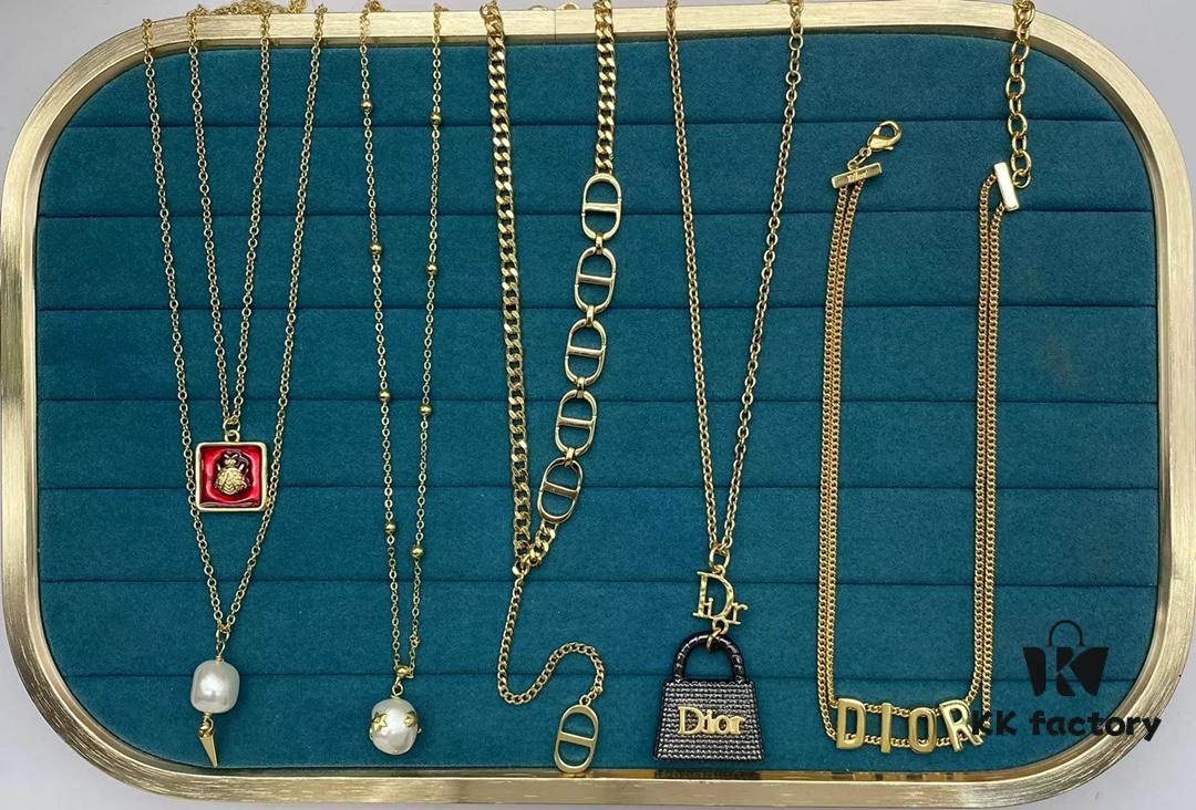 Dior Necklace Collection Compilation