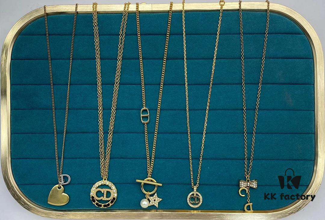 Dior Necklace Collection Compilation