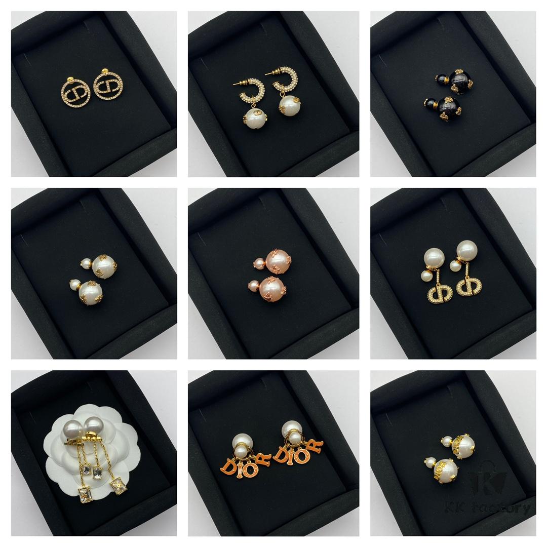 Dior Classic Stud Earrings Collection Combined Image