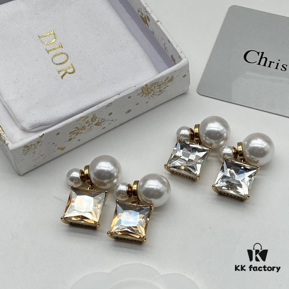 Dior Classic Pearl Stud Earrings