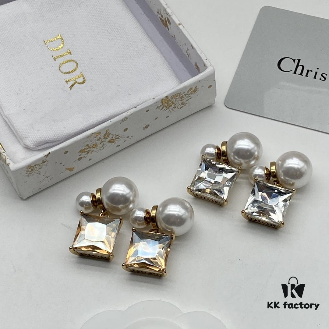 Dior Classic Pearl Stud Earrings