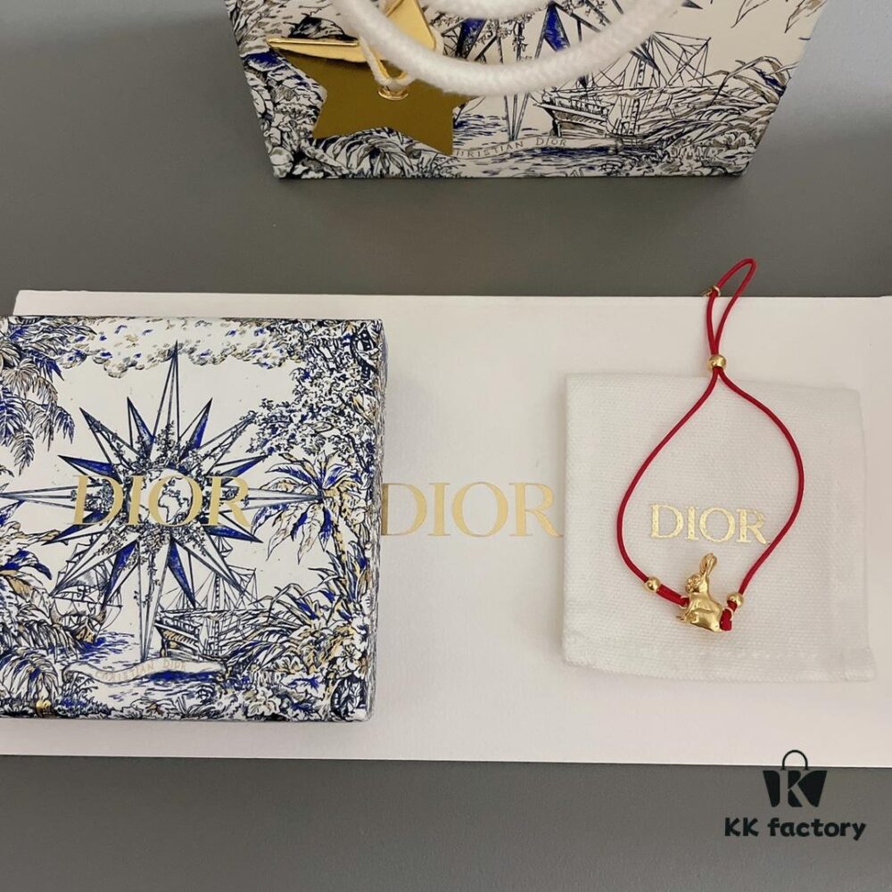 D Limited Edition Rabbit Year Red String Bracelet