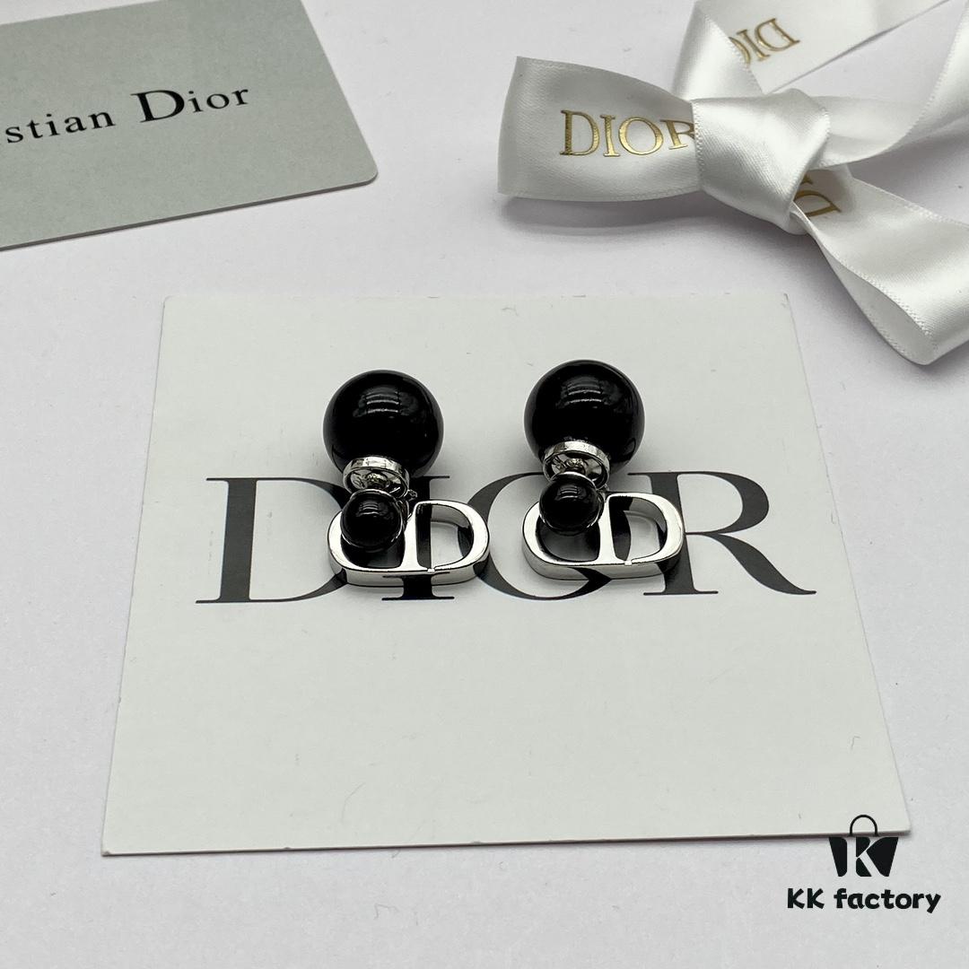Dior New CD Nose Ring Stud Earrings