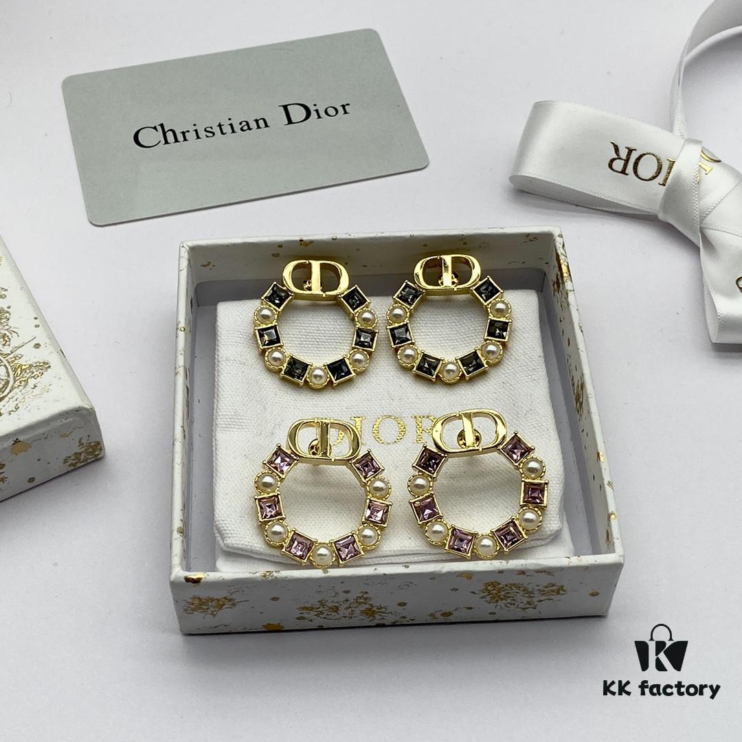 Dior New CD Stud Earrings