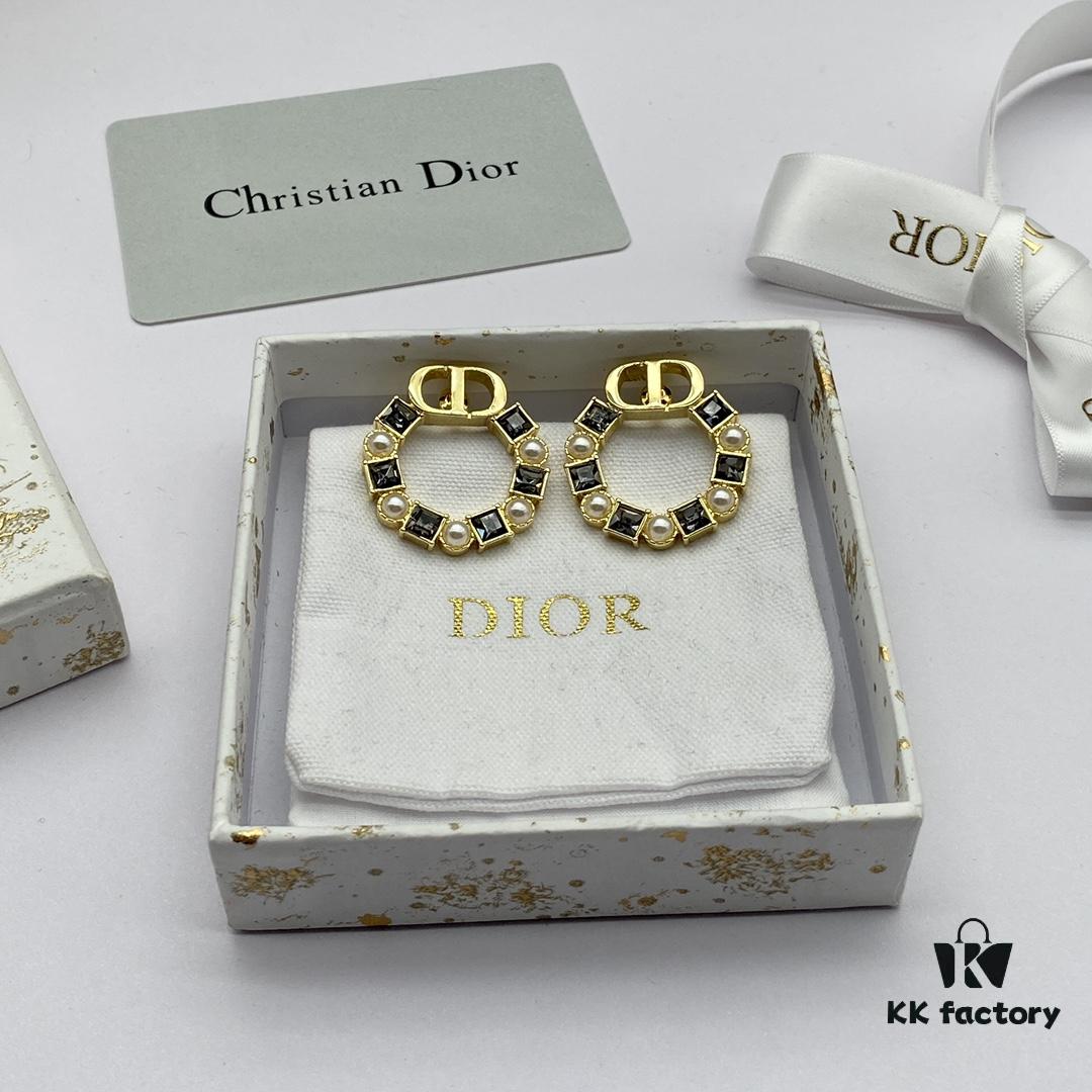 Dior New CD Stud Earrings