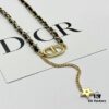 Dior New Leather CD Necklace