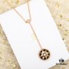 Dior Eight-Pointed Star Compass Diamond-Paved Pendant Necklace
