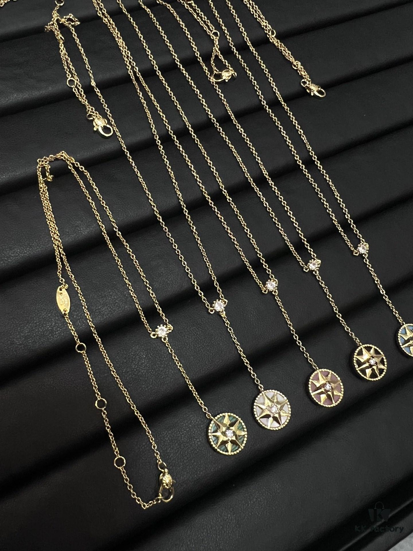 Dior New Eight-Pointed Star Compass Necklace