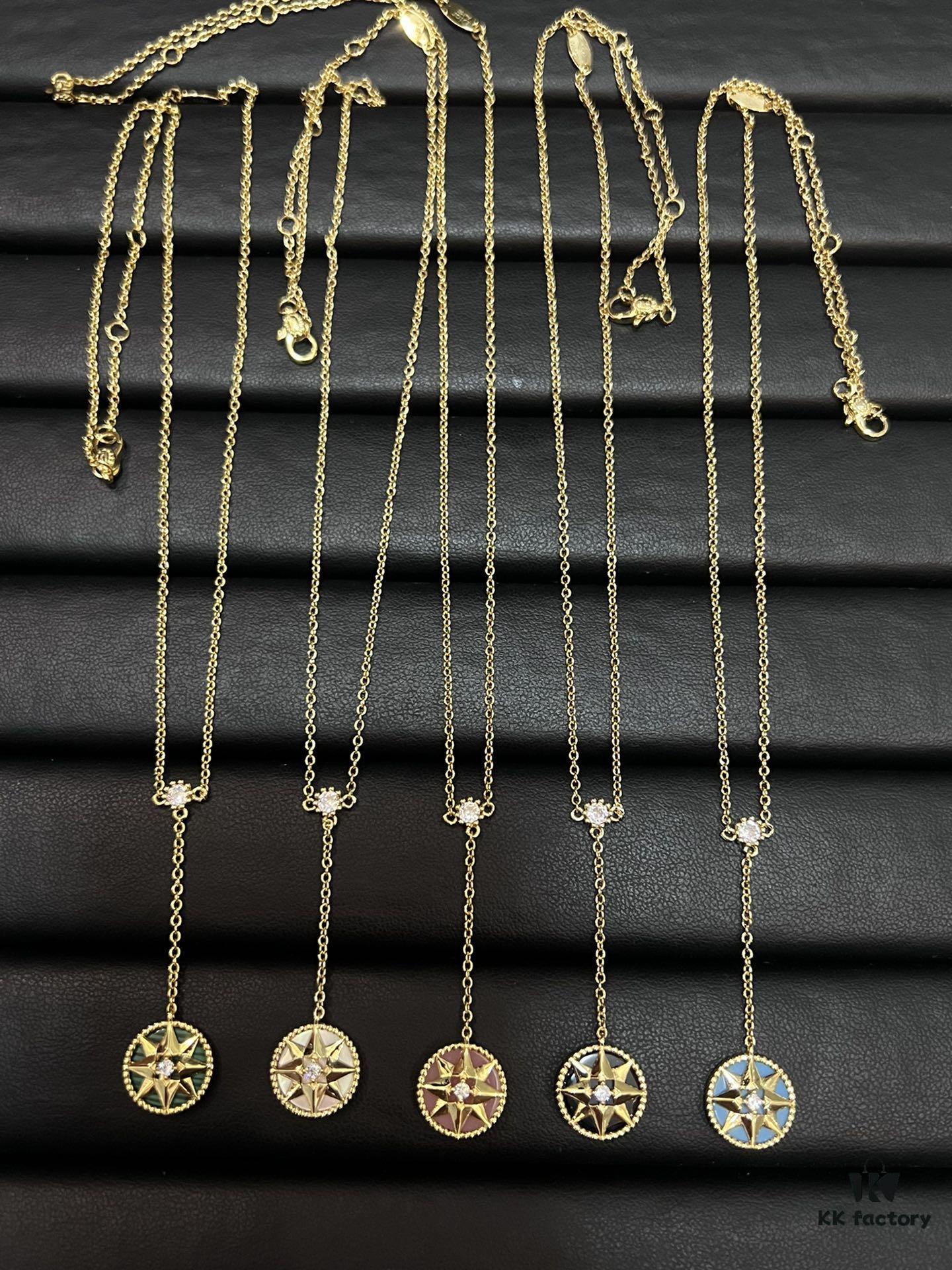 Dior New Eight-Pointed Star Compass Necklace