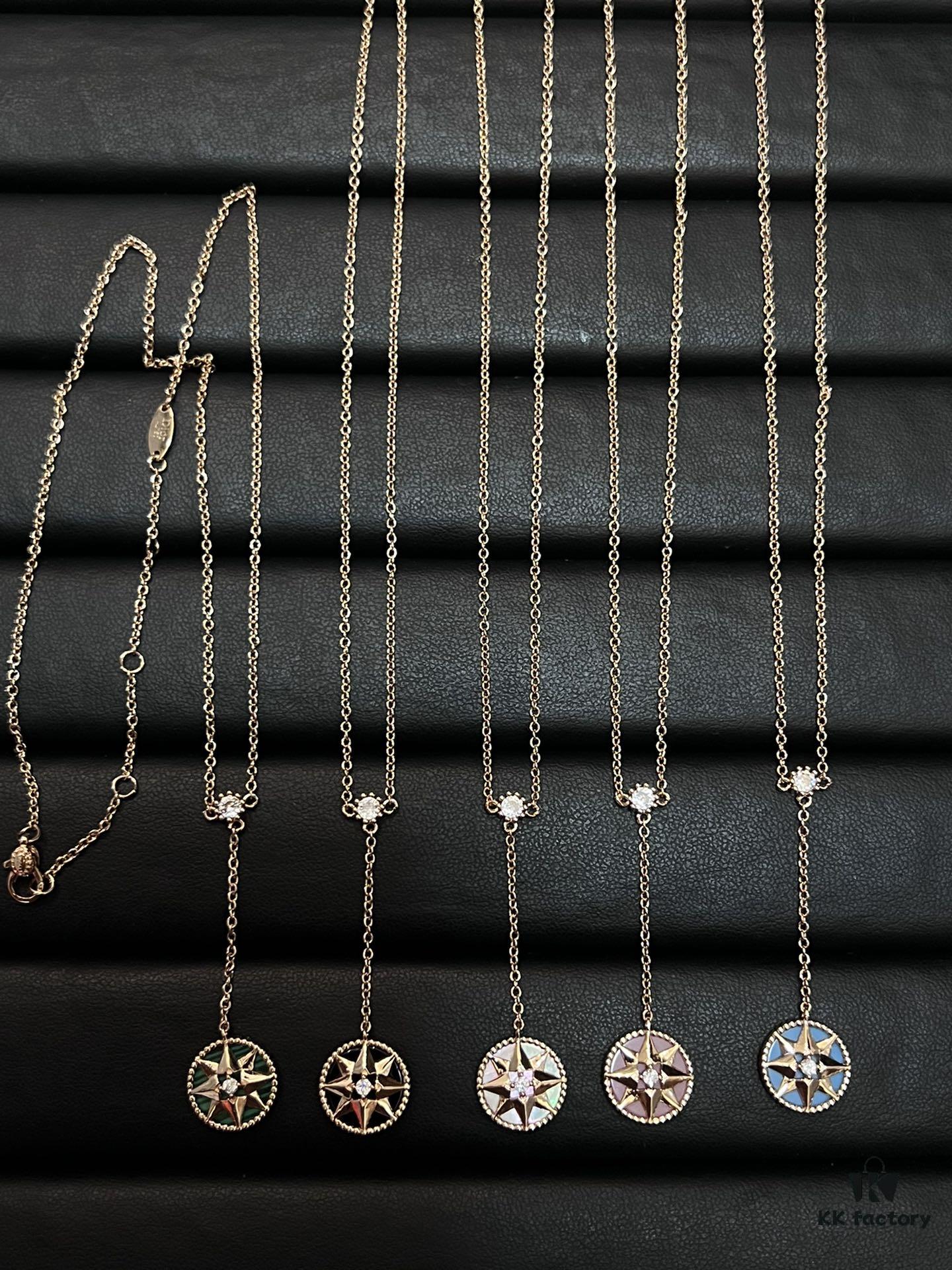 Dior New Eight-Pointed Star Compass Necklace