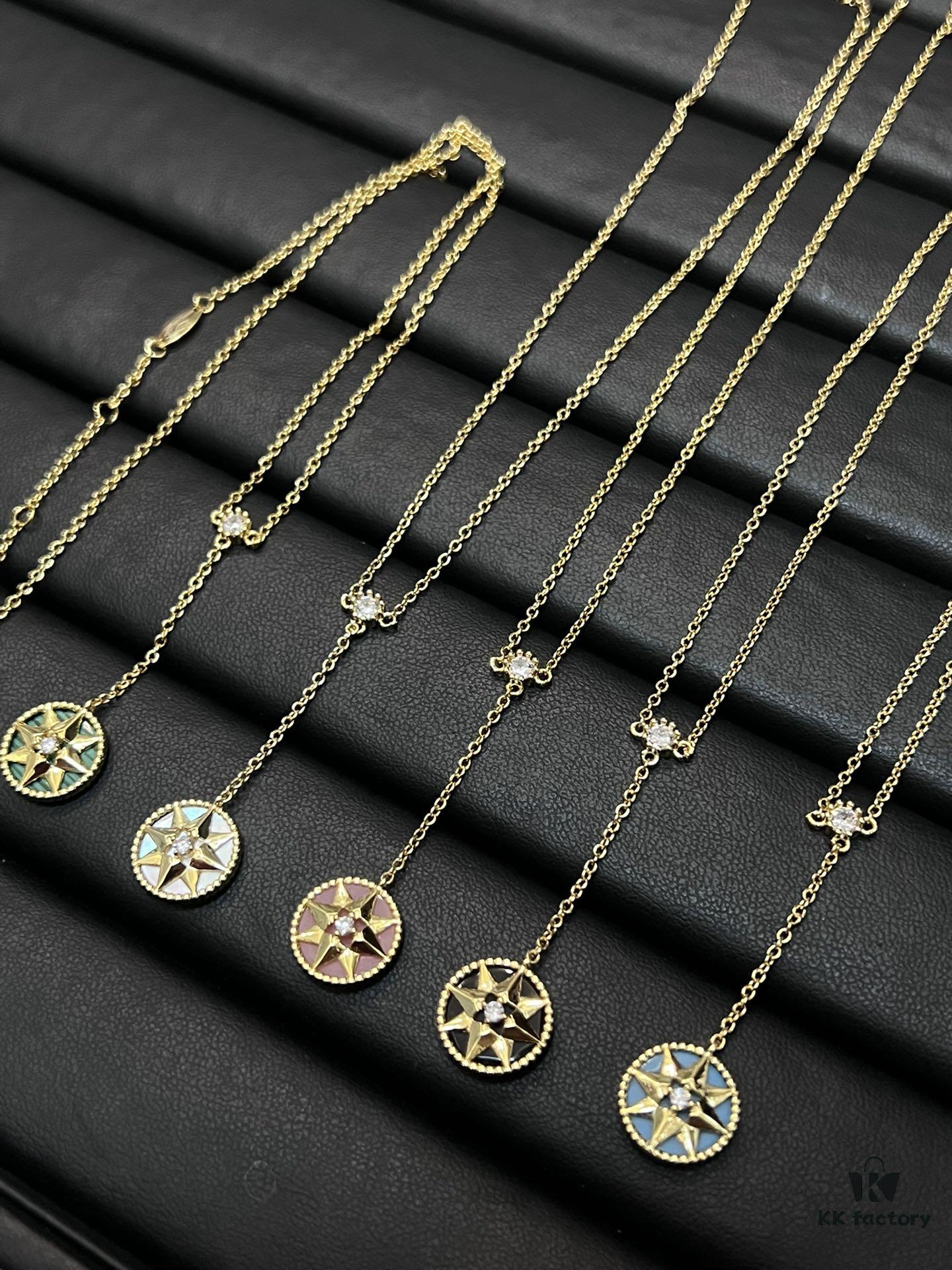 Dior New Eight-Pointed Star Compass Necklace