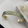 Dior 23 Code Enamel Green Diamond Trilogy Ring Set with Bracelet