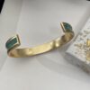 Dior 23 Code Enamel Green Diamond Trilogy Ring Set with Bracelet