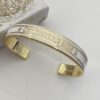 Dior 23 Code White Enamel Diamond-Cut Ring Trio with Bracelet
