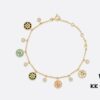 New Dior Compass Bracelet [Double-Sided] Dior Eight-Pointed Star Bracelet/Necklace/Earrings 💠 Ultra-Precise Craftsmanship 🌟 Dior Luxury Jewelry Rose des Vents