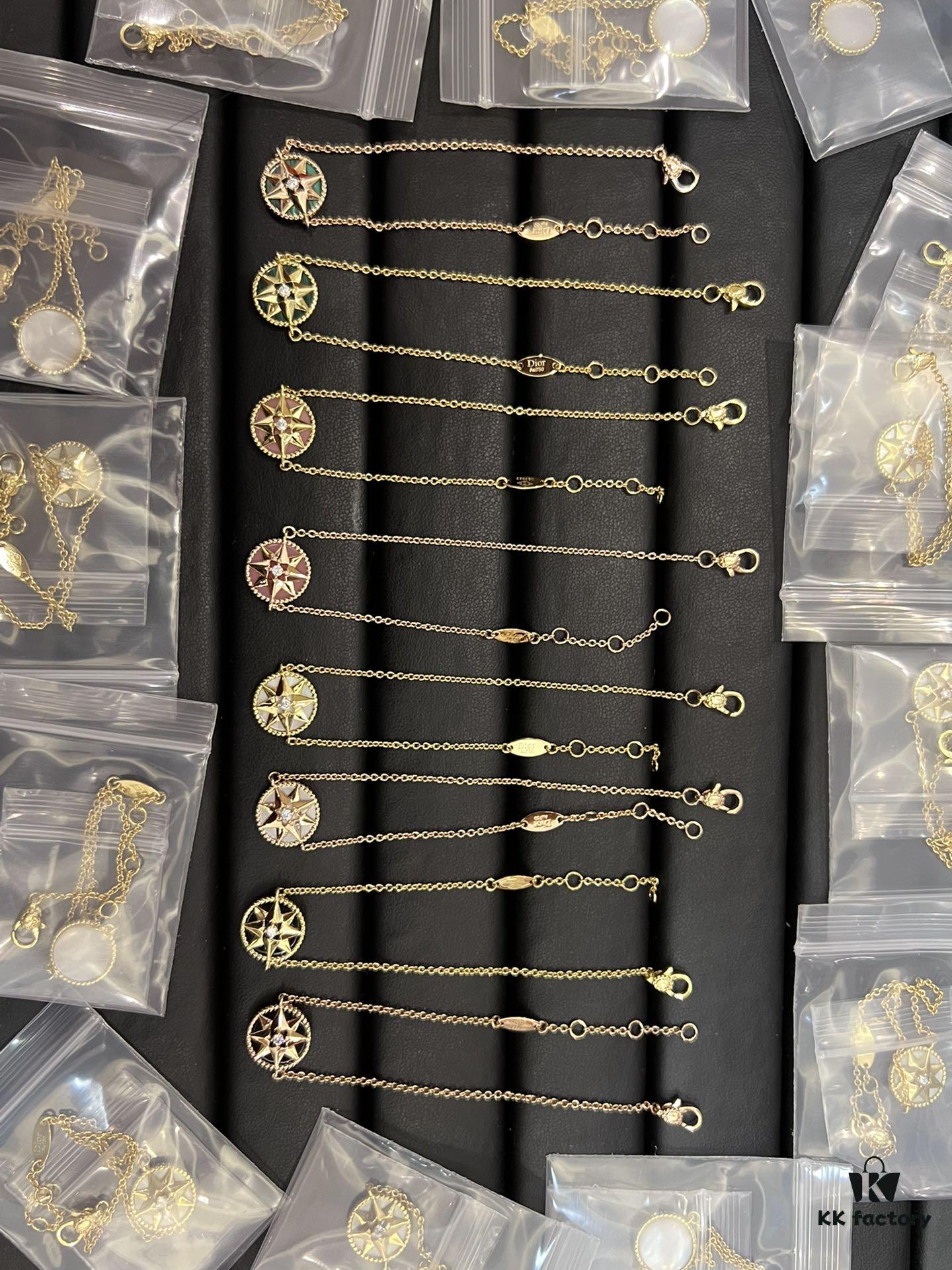 Dior Compass Original Buckle Bracelet in Rose Gold, Gold, Black, White, Pink, Green