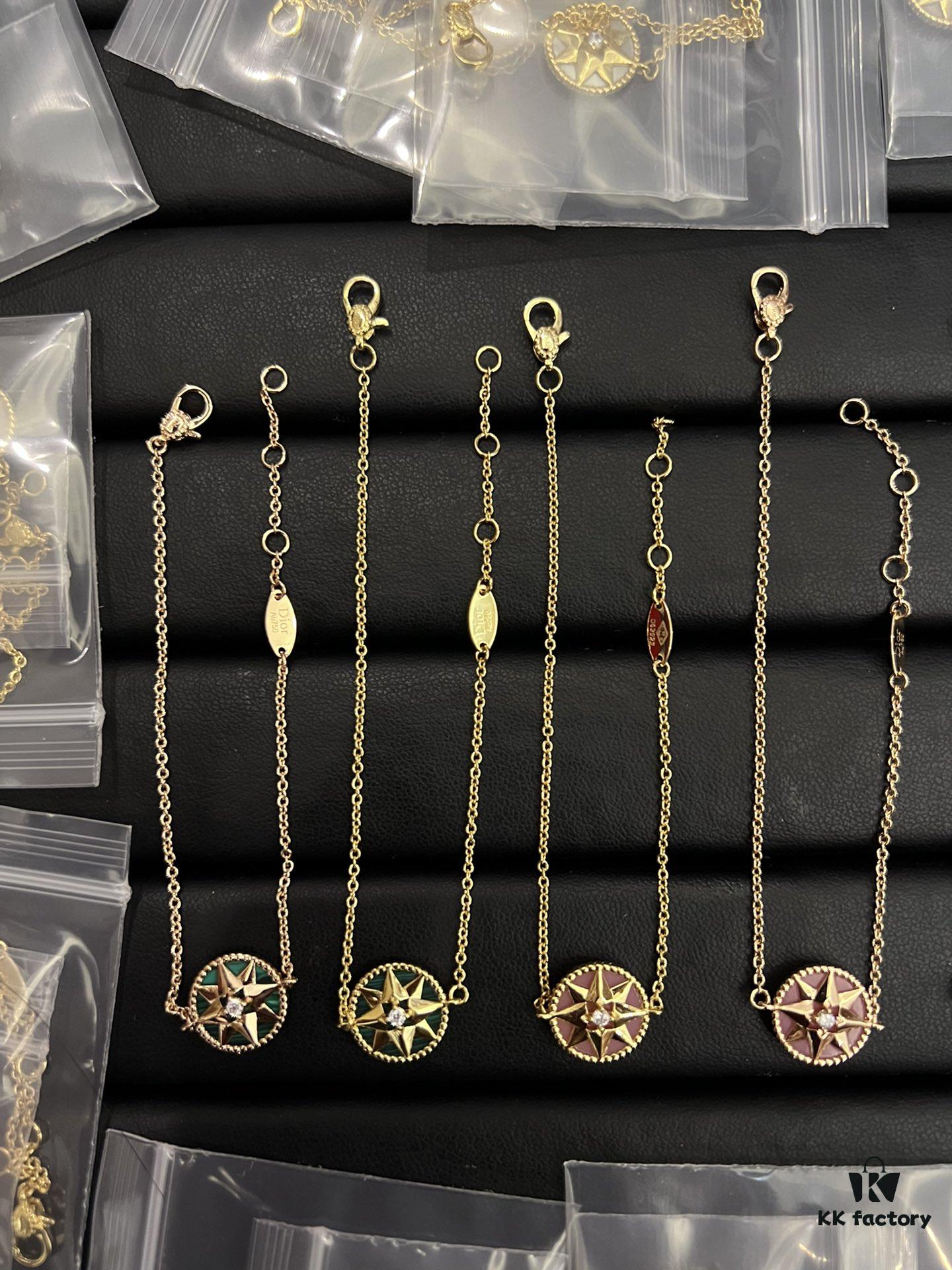 Dior Compass Original Buckle Bracelet in Rose Gold, Gold, Black, White, Pink, Green