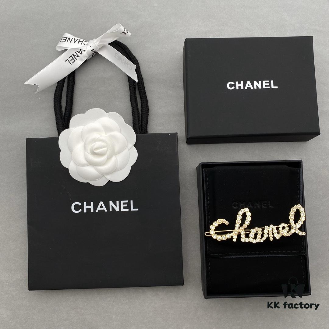 Chanel New Arrival Gold Hair Clip Super Fairy-like