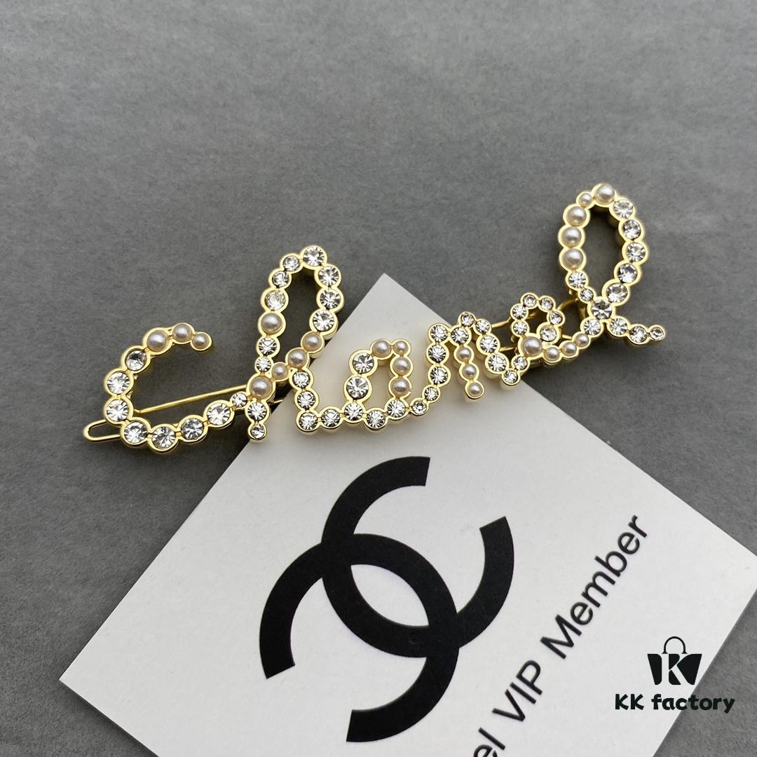 Chanel New Arrival Gold Hair Clip Super Fairy-like