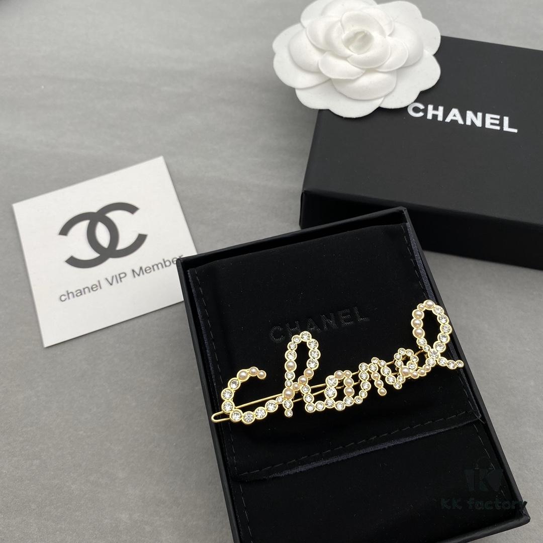 Chanel New Arrival Gold Hair Clip Super Fairy-like