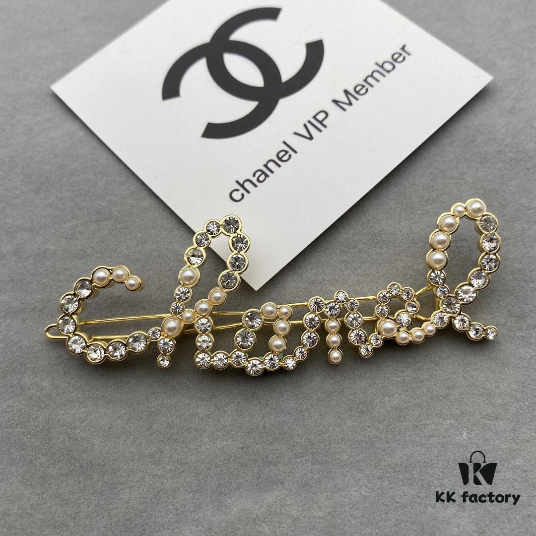 Chanel New Arrival Gold Hair Clip Super Fairy-like