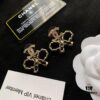 Xiaoxiang New Model Bow Double C Stud Earrings 3
