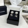 Chanel New Arrival Pearl and Floral Earrings