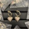 Xiaoxiang New Vintage-Style Black Gold and Pink Gold Earrings Hook