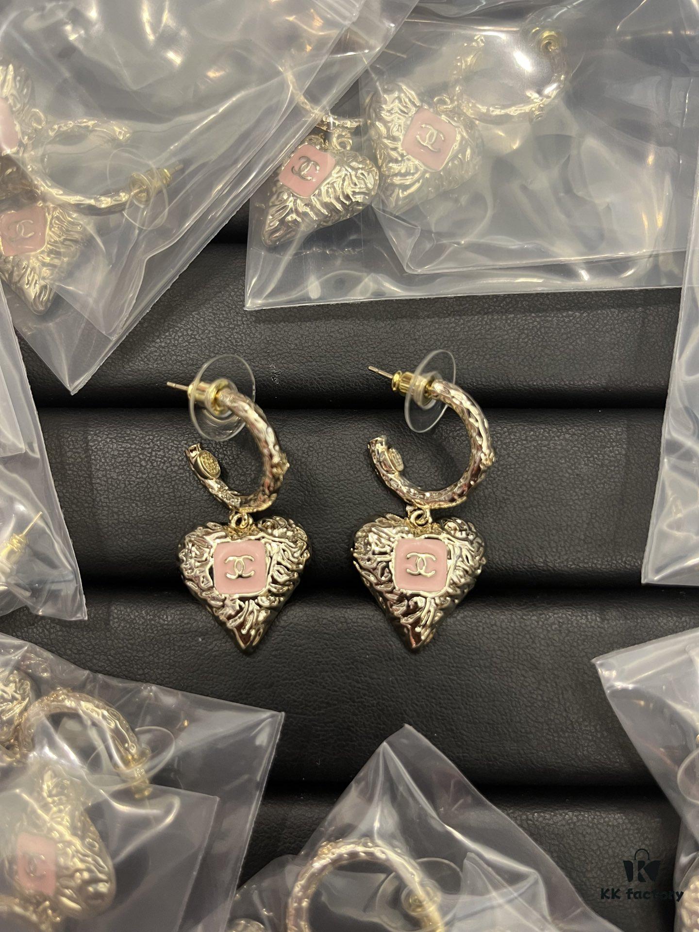 Xiaoxiang New Vintage-Style Black Gold and Pink Gold Earrings Hook