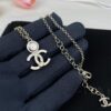 CHANE New Style Pink Round Diamond Collar Necklace Long Chain
