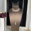 CHANE New Style Pink Round Diamond Collar Necklace Long Chain