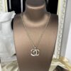 CHANE New Style Collarbone Chain with Twisted Edge and Rhinestone Detail Necklace