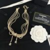 Xiaoxiang New Arrival Heavy-Duty Five-Layer Chain Bow Pendant Necklace