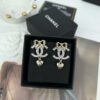Xiaoxiang New Arrival Light Gold Bow Silver Two-Tone Fully Diamante Necklace Set