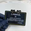 Chanel New Arrival Black Enamel Heart Earrings